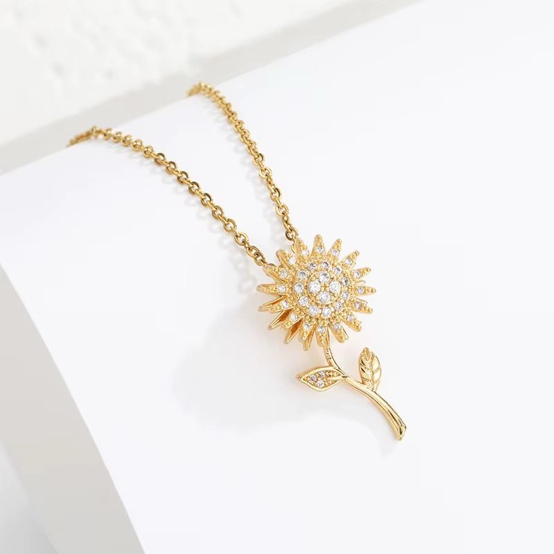 Collar de Girasol Giratorio