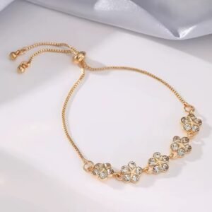 Pulsera de Flores con Zirconias